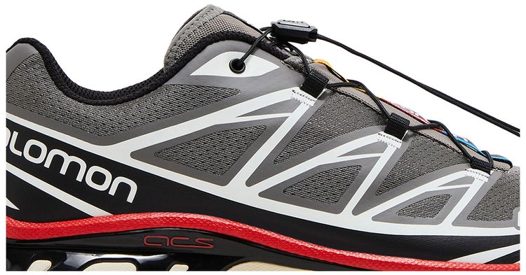 Salomon XT 6 Pewter Aurora Red