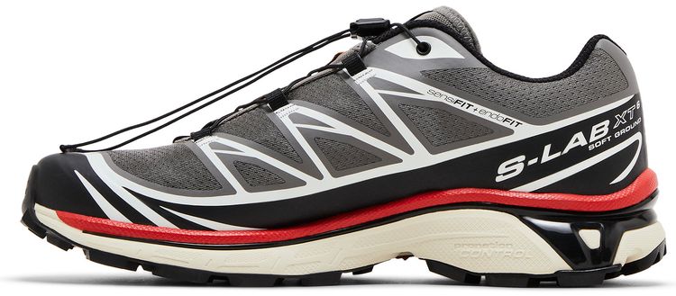 Salomon XT 6 Pewter Aurora Red