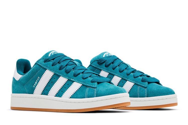 adidas Campus 00s Shoes - Men's - Legacy Teal / Cloud White / Gum - 9