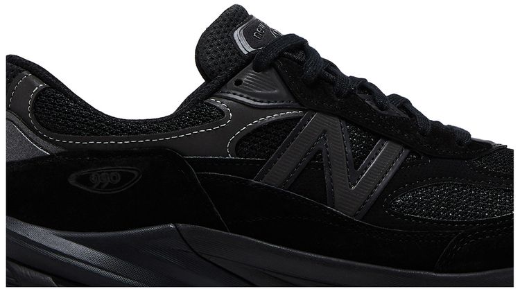 New Balance 990v6 Made in USA 2E Wide Triple Black