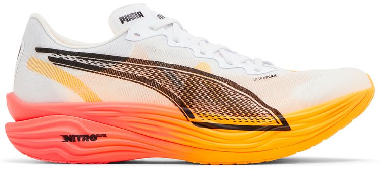 Puma Deviate Nitro Elite 3 White Sunset Glow