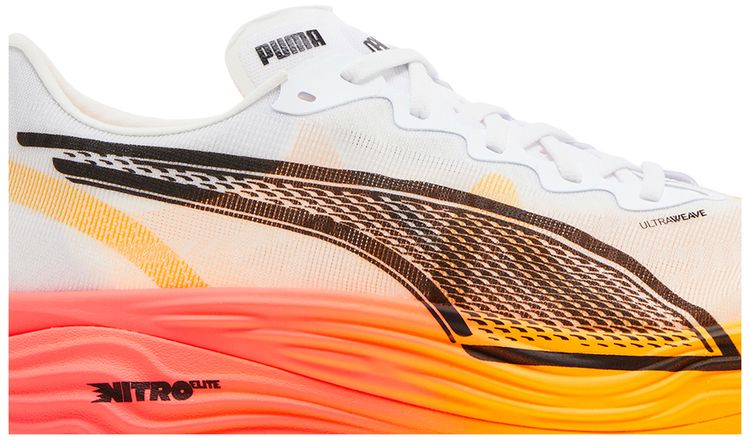 Puma Deviate Nitro Elite 3 White Sunset Glow