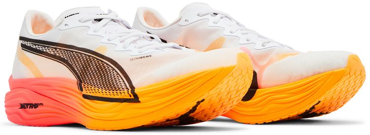 Puma Deviate Nitro Elite 3 White Sunset Glow