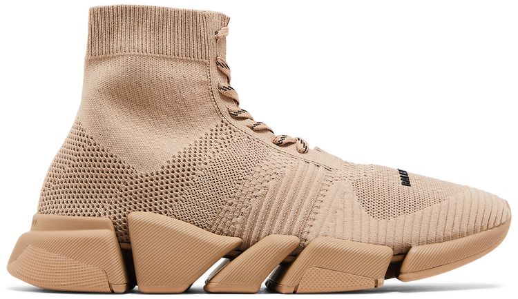Balenciaga Speed 20 Lace Up Sneaker Beige