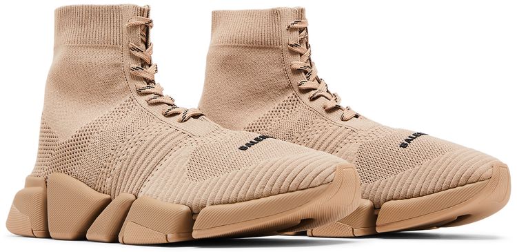 Balenciaga Speed 20 Lace Up Sneaker Beige