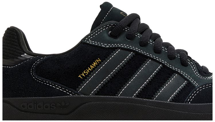 Adidas Tyshawn Black Gold Metallic