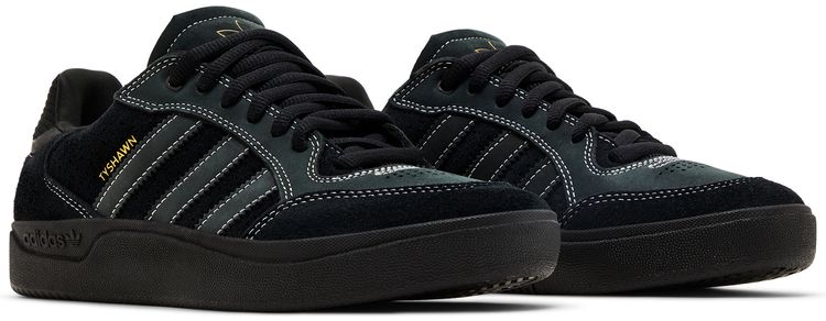 Adidas Tyshawn Black Gold Metallic