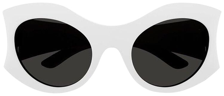 Balenciaga Round Sunglasses WhiteGrey