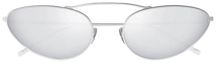 Saint Laurent Cat Eye Sunglasses Silver