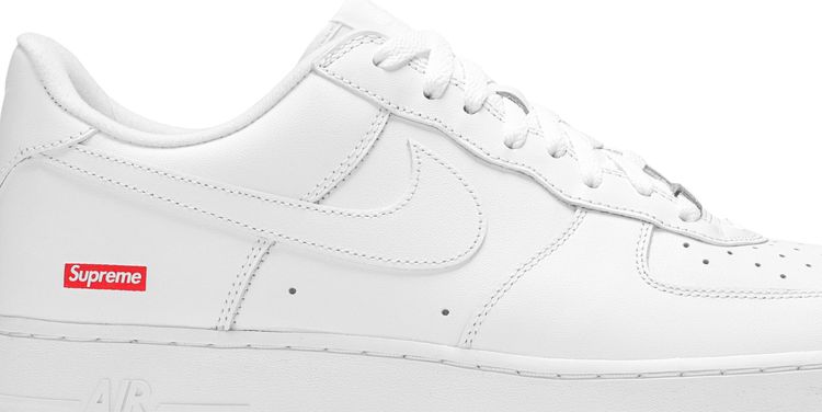 Supreme x Air Force 1 Low Box Logo   White
