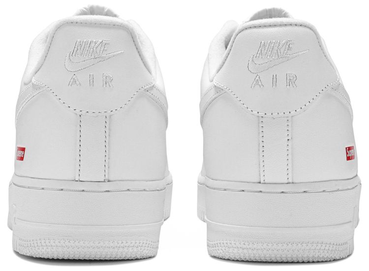 Supreme x Air Force 1 Low Box Logo   White