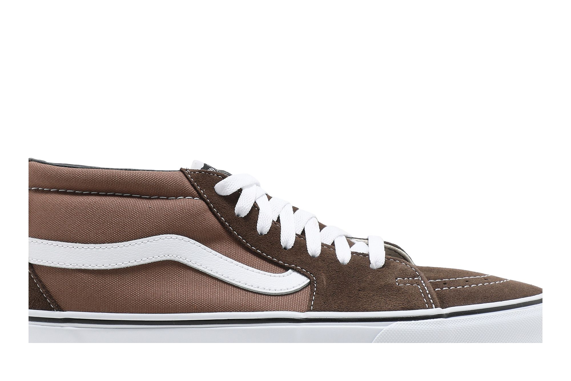 Vans sk8 mid brown best sale