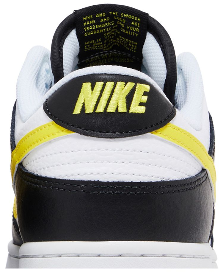 Dunk Low Black Opti Yellow