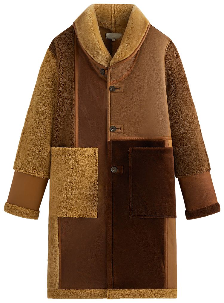 Kith Shearling Patchwork Becker Coat Mesa