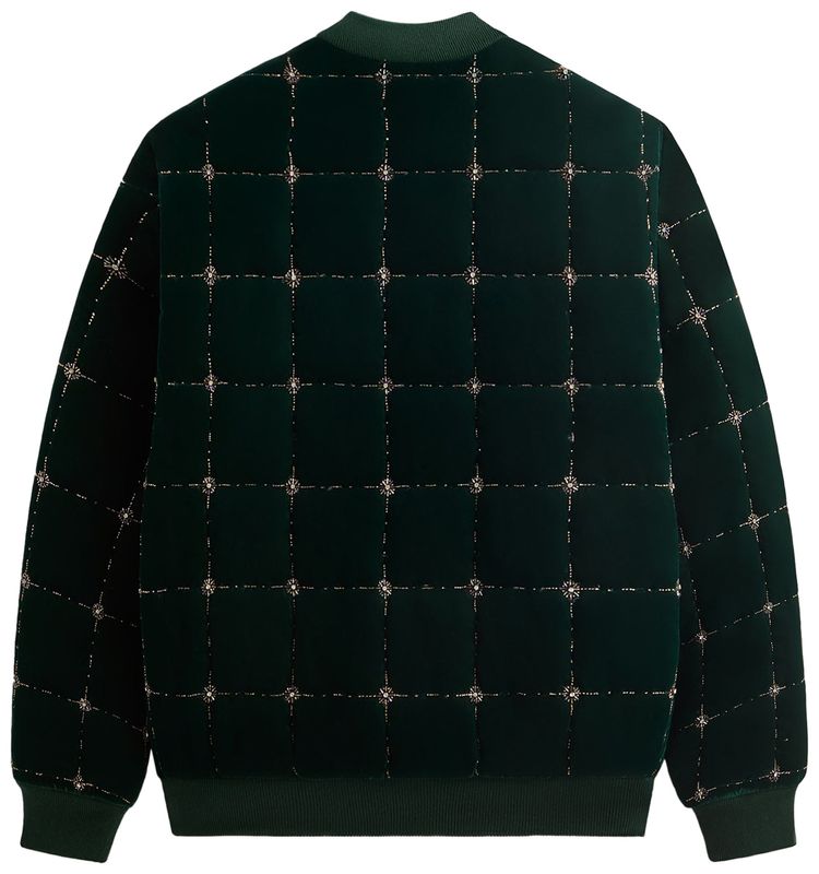 Kith Beaded Velvet Clay Bomber Jacket Stadium