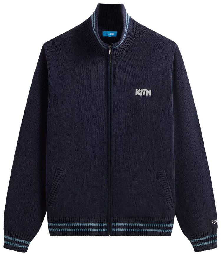 Kith x Disney Donald Duck Full Zip Wyona Sweater Nocturnal