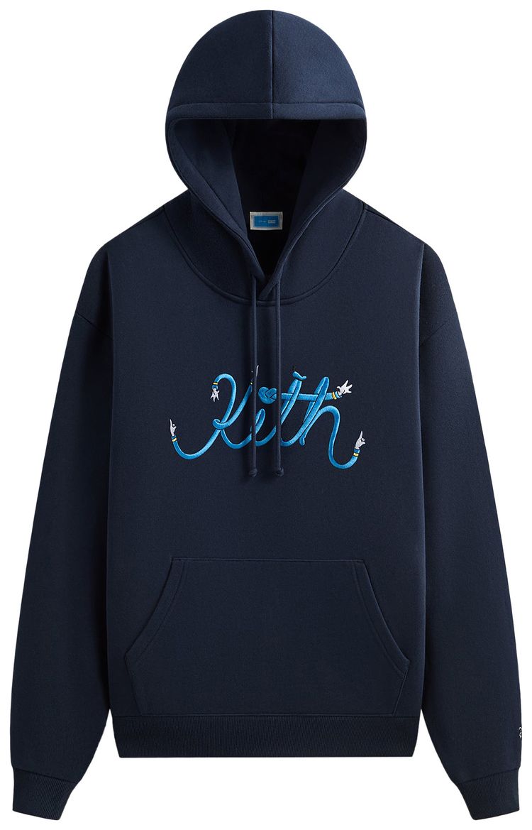 Kith x Disney Donald Duck Duck Arms Vintage Nelson Hoodie Nocturnal