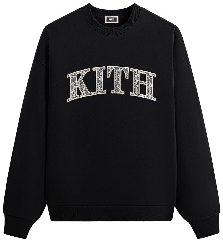 Kith Arched Lace Nelson Crewneck Black