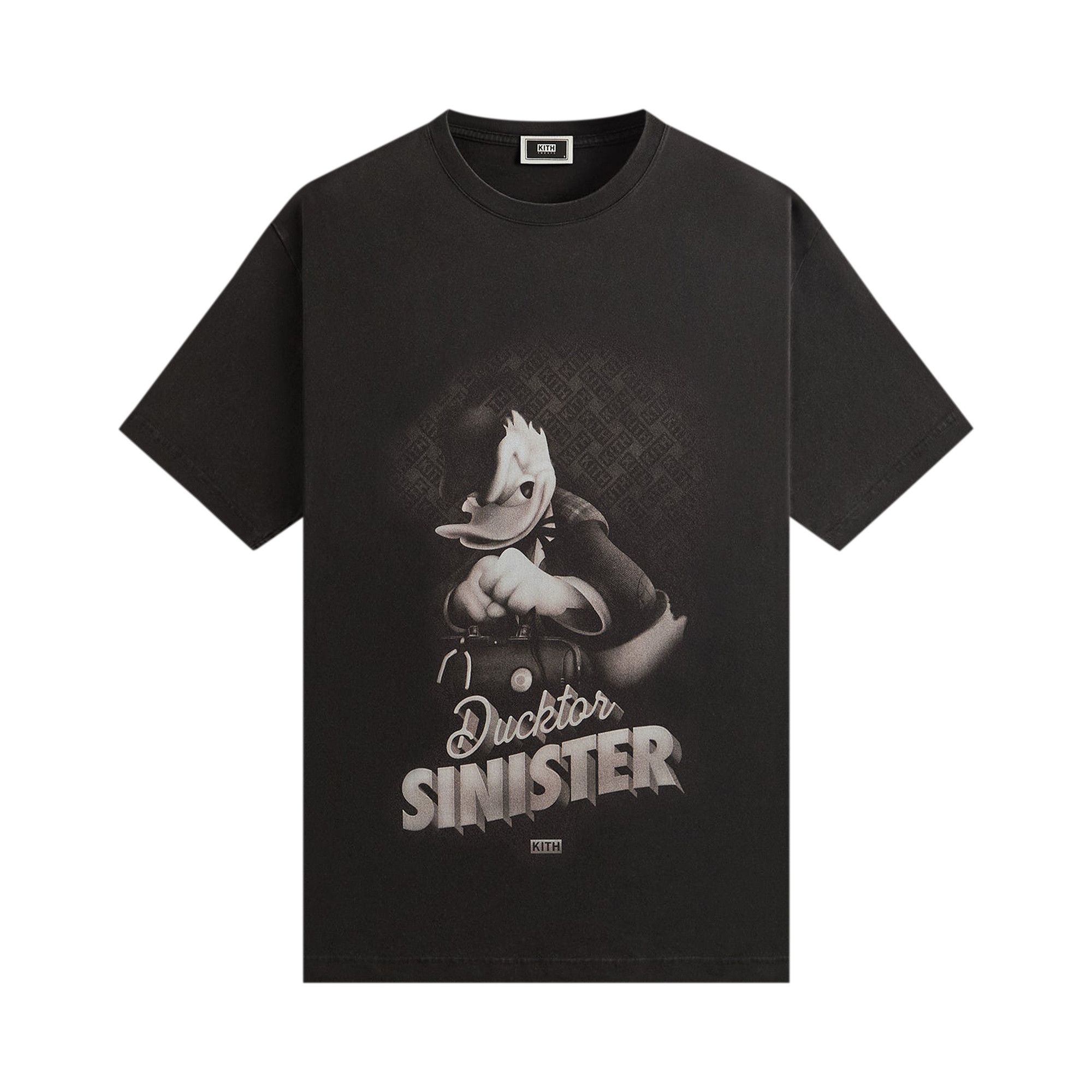 ☆ KITH x DISNEY Donald Duck Sinister tee コラボTシャツ ☆ Buy Kith x Disney Donald Duck Sinister Vintage Tee 'Black
