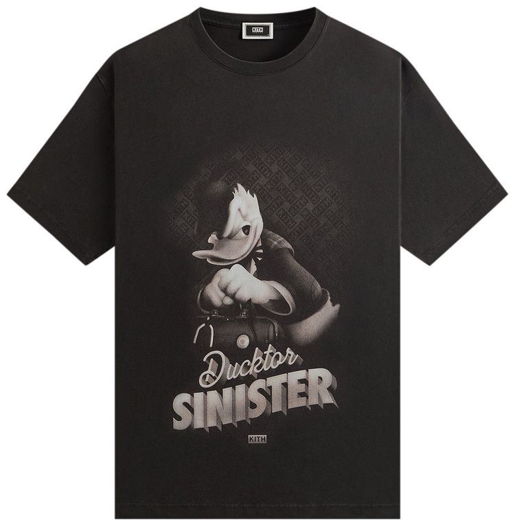 Kith x Disney Donald Duck Sinister Vintage Tee Black
