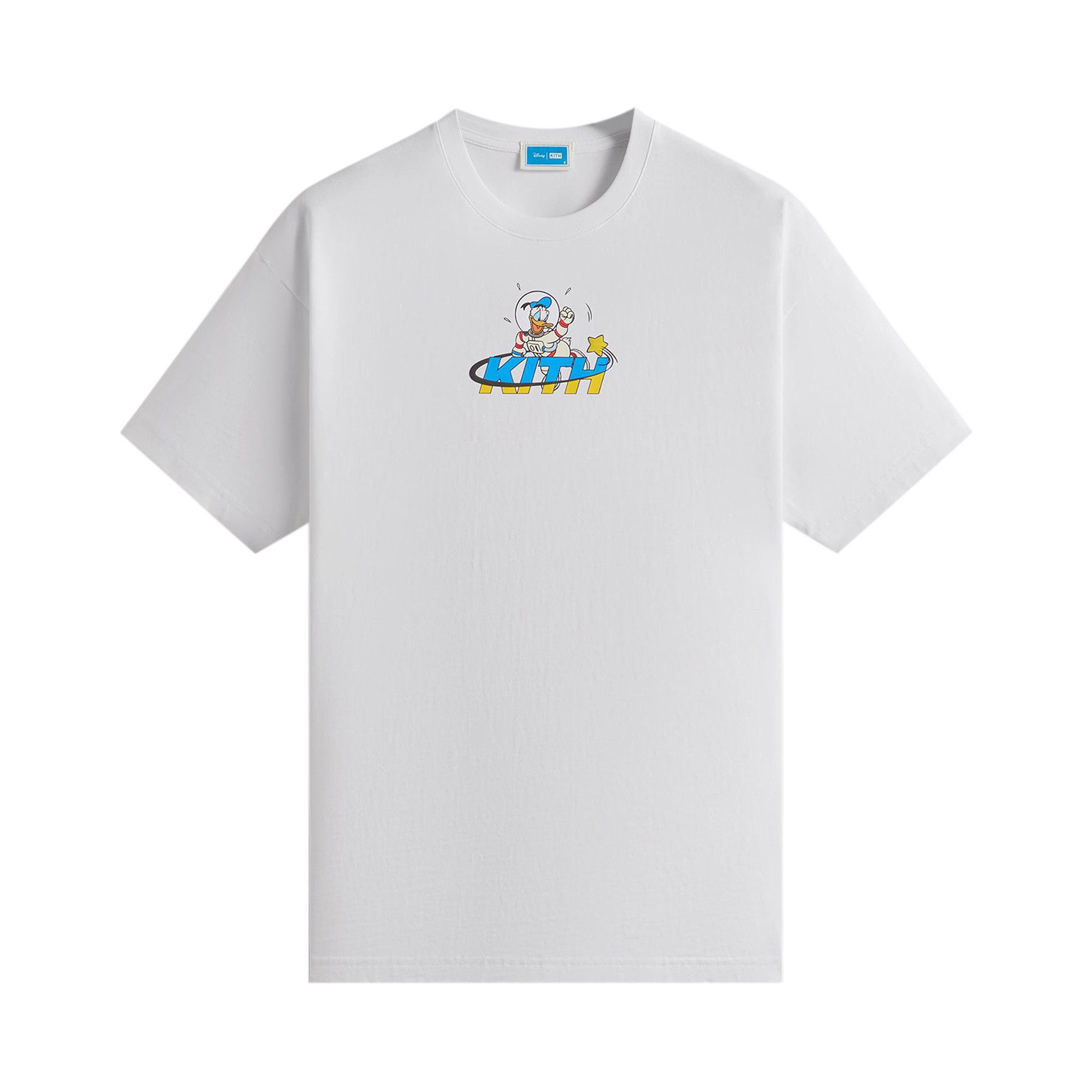 Buy Kith x Disney Donald Duck Astronaut Vintage Tee 'White