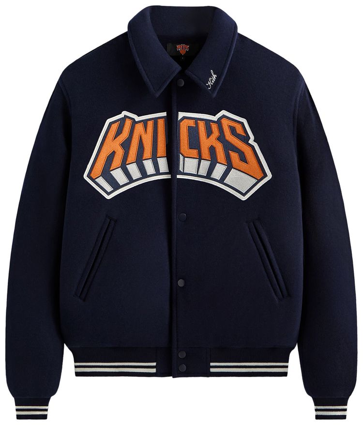 Kith For The New York Knicks Empire Wool Coaches Jacket Nocturnal