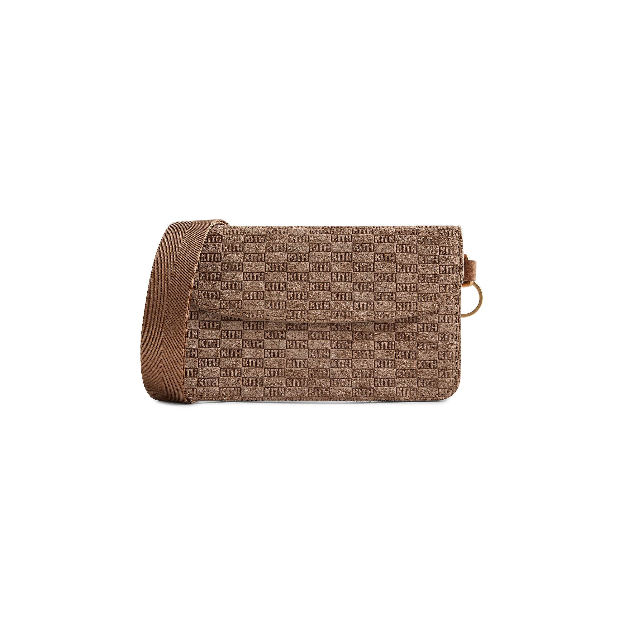 Buy Kith Monogram Double Crossbody Pouch 'Loft' - KHM040147