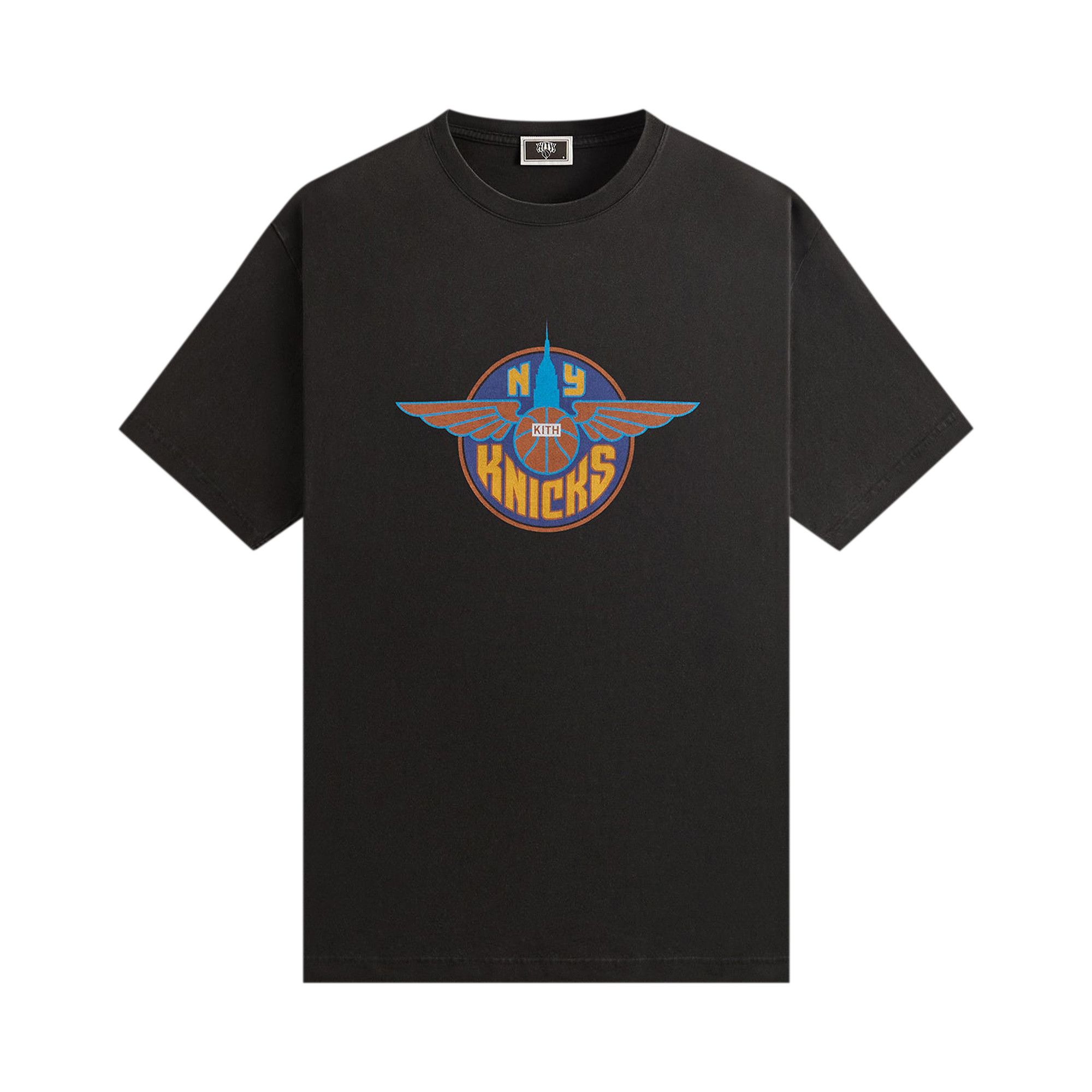★25SS★Kith for the New York Knicks Wingman Vintage Tee Kith for the New York Knicks Wingman Vintage Tee - Black