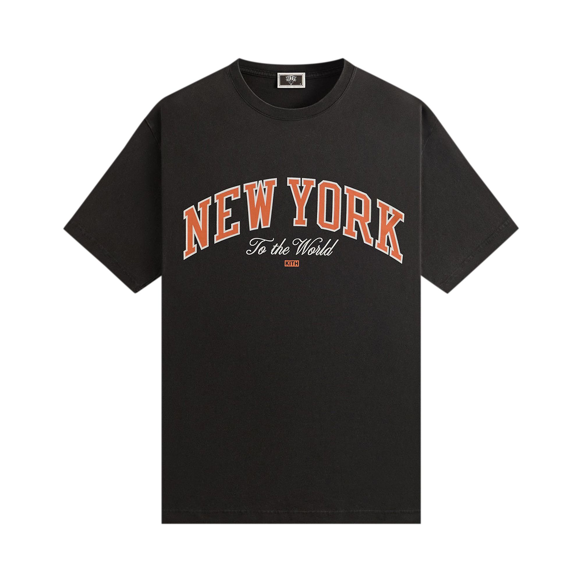 Buy Kith For The New York Knicks New York To The World Vintage Tee