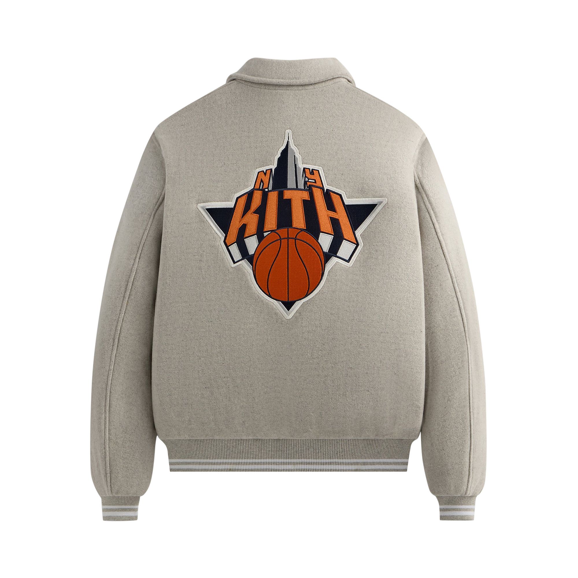 Buy Kith For The New York Knicks Empire Wool Coaches Jacket