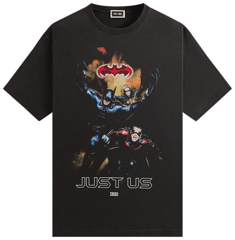 Kith x Batman Just Us Vintage Tee Black
