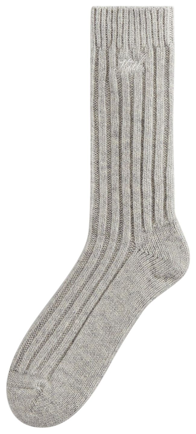 Kith Wool Socks Light Heather Grey