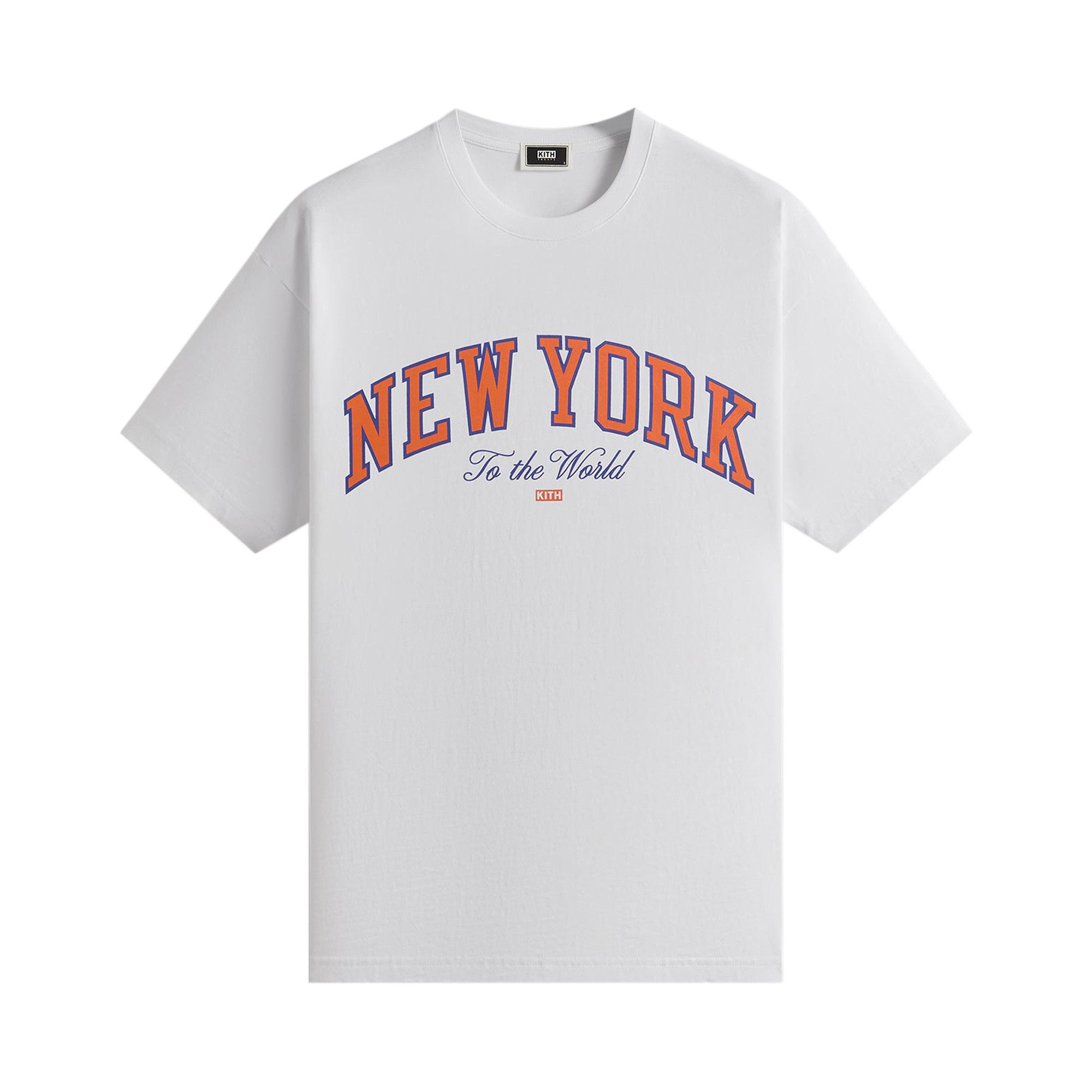 Buy Kith For The New York Knicks New York To The World Vintage Tee