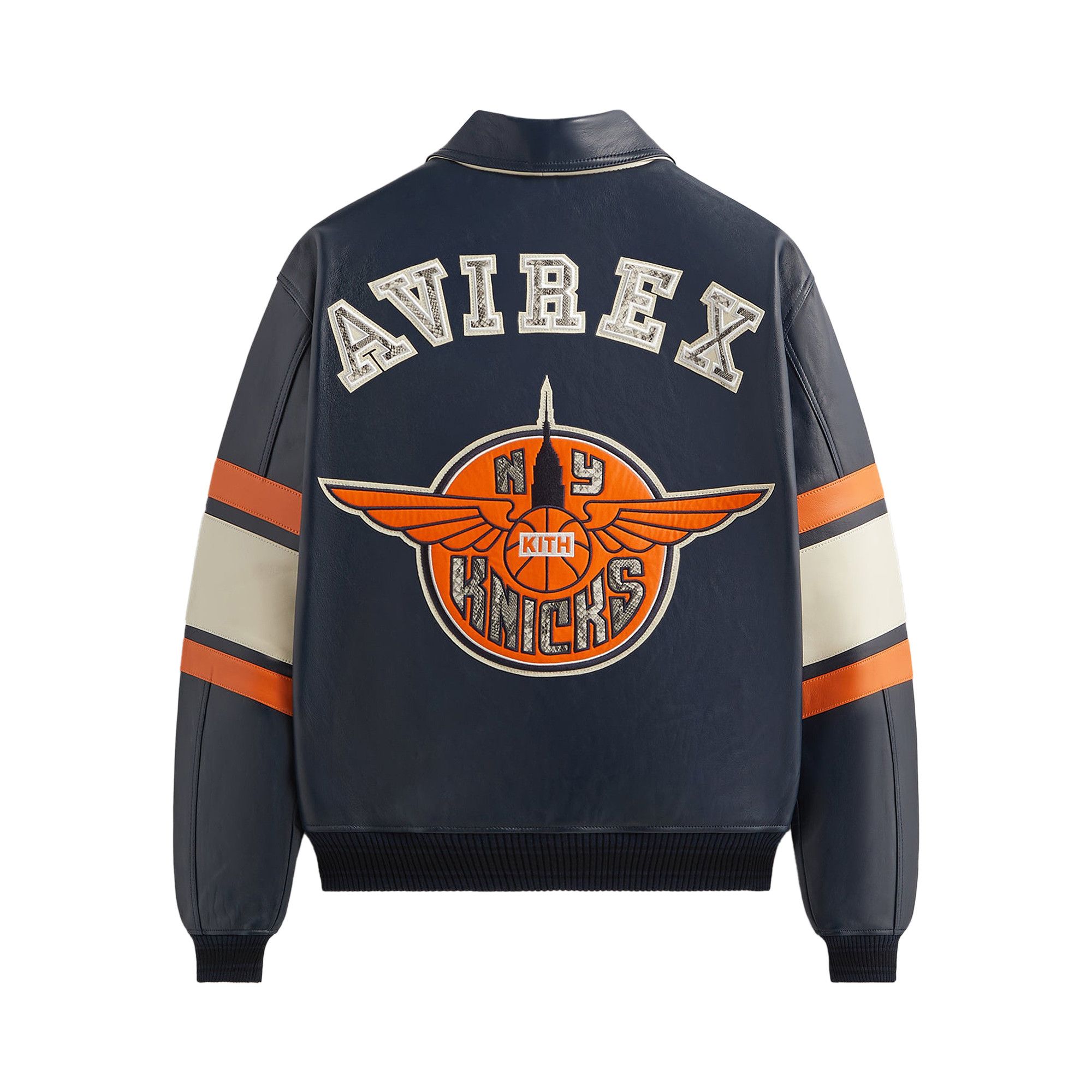 Buy Kith & AVIREX For The New York Knicks Legend Jacket