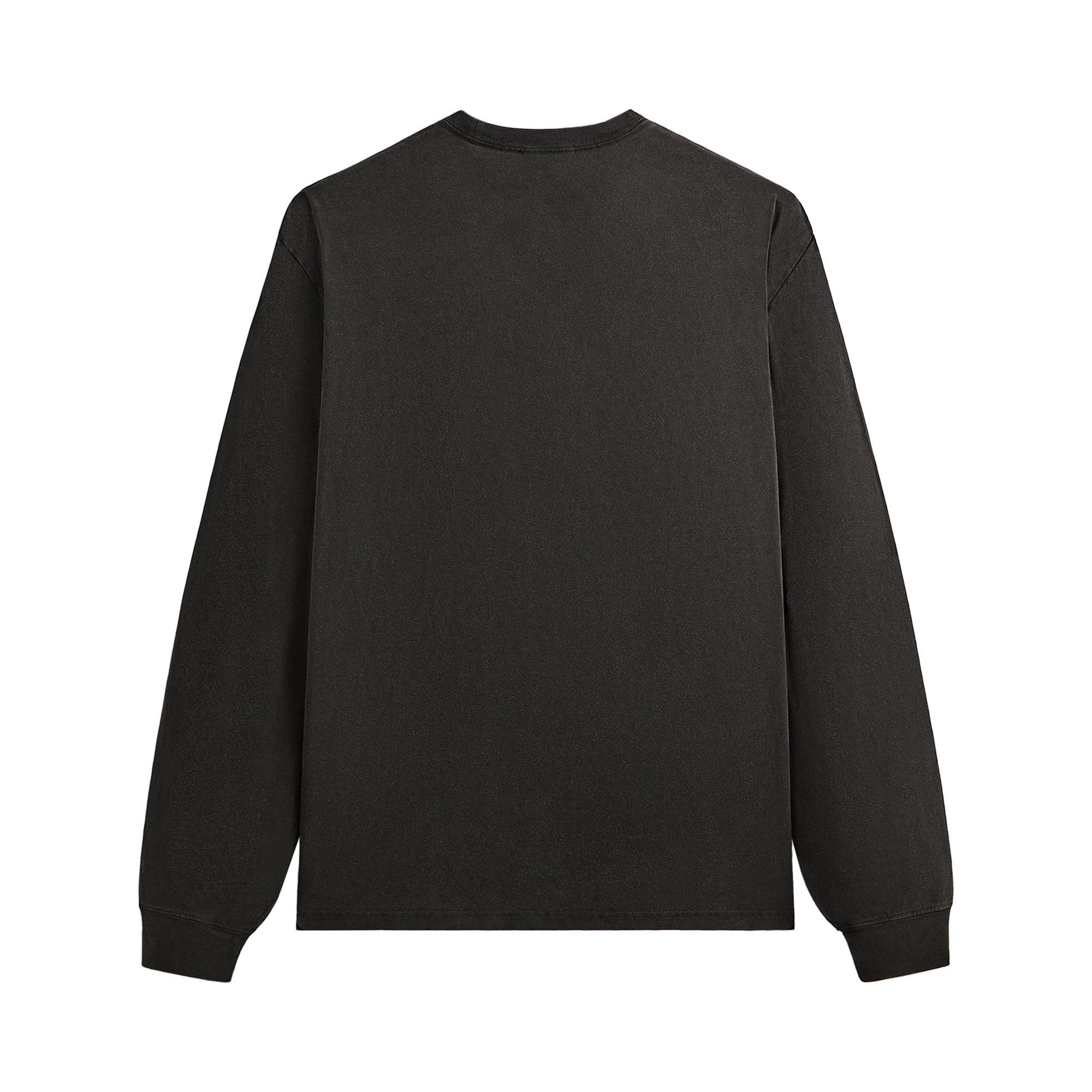 Buy Kith x Batman Logo Vintage Long Sleeve Tee 'Black