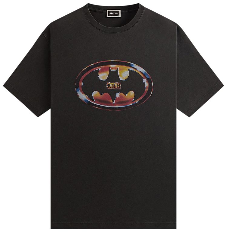 Kith x Batman Logo Vintage Tee Black