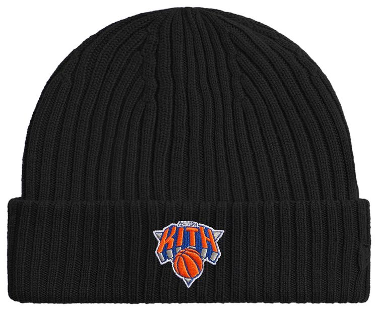 Kith For The New York Knicks Logo Beanie Black
