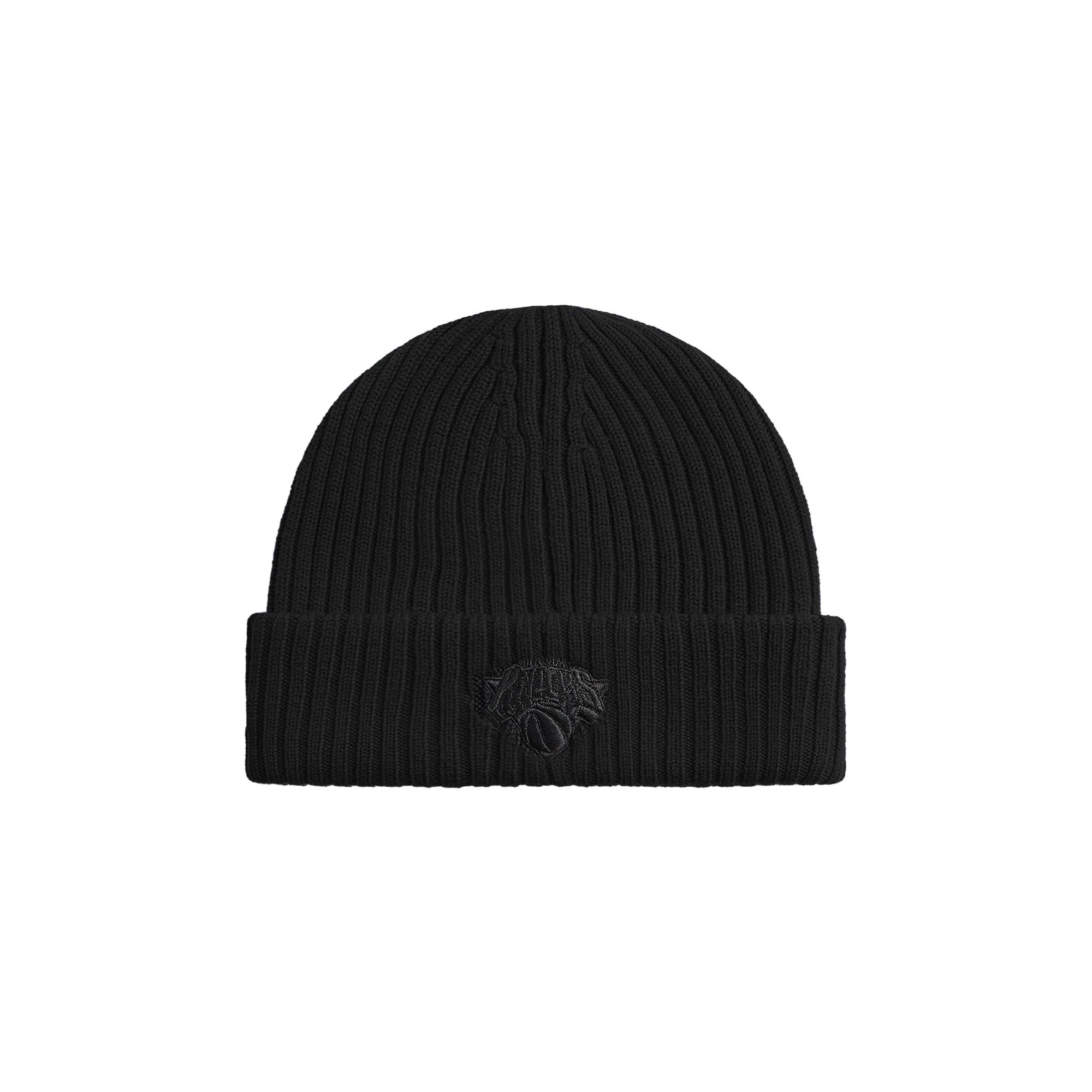 Buy Kith For The New York Knicks Logo Beanie 'Black' - KHM050840