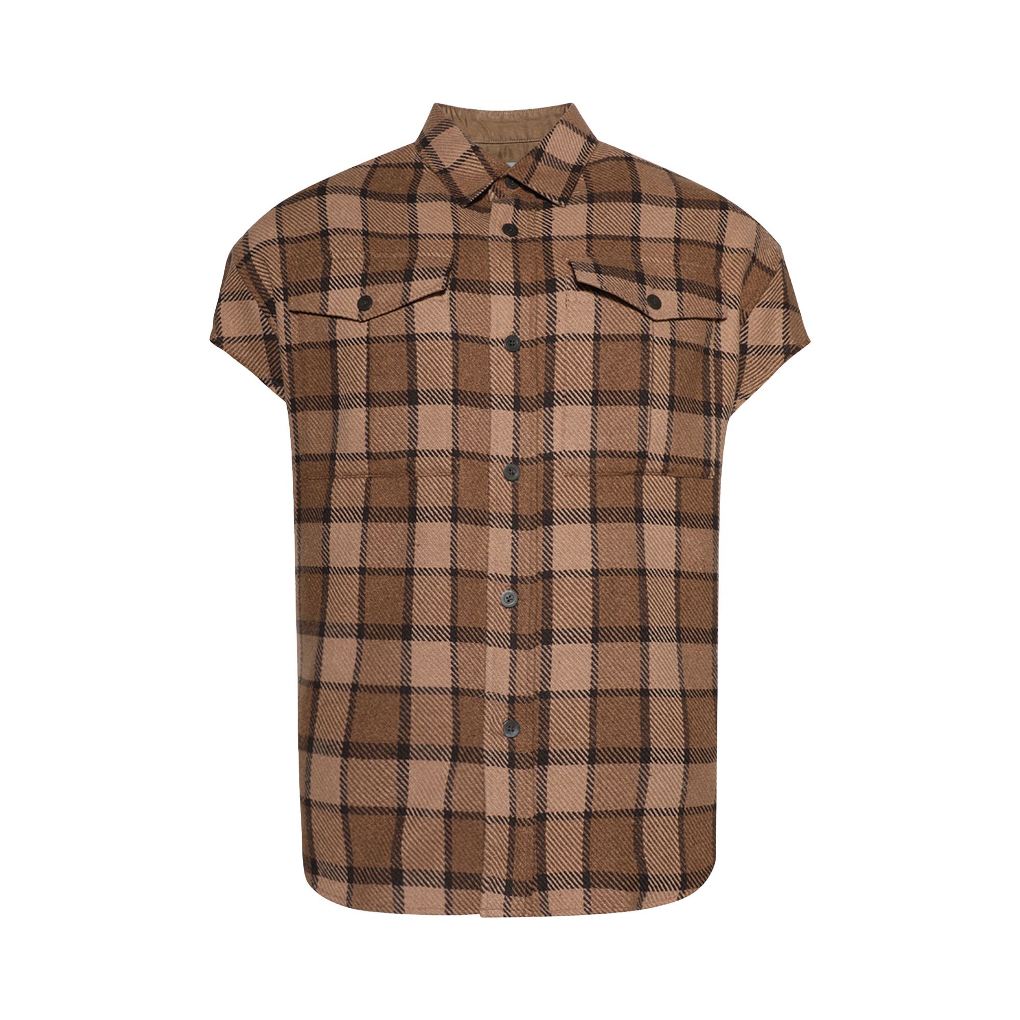 Blue Check Shirt by Dries Van Noten on Sale