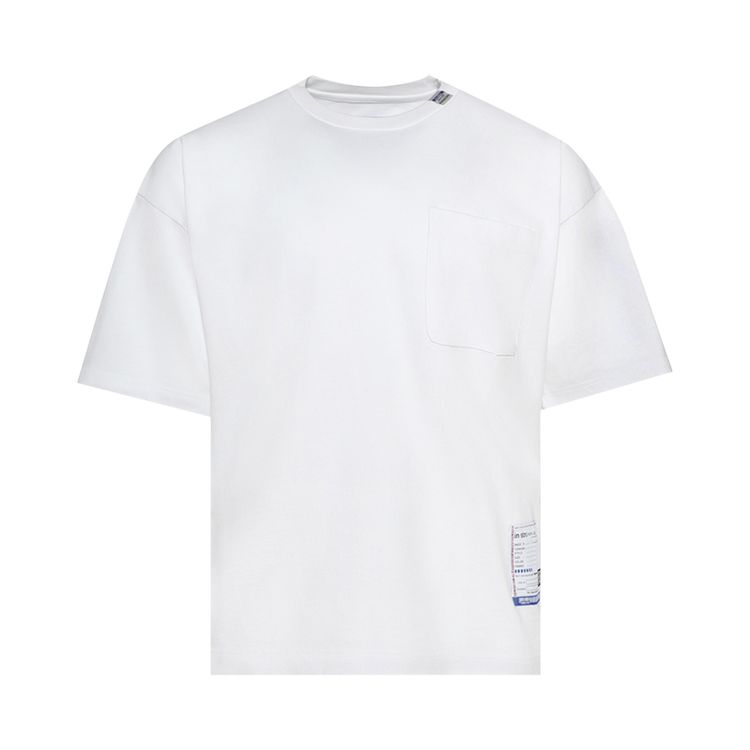 Maison Mihara Yasuhiro Heavy Weight Jersey Pocket Short Sleeve Tee White