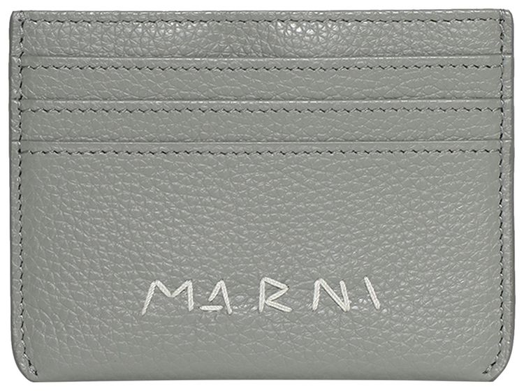 Marni Logo Detail Card Case Storm