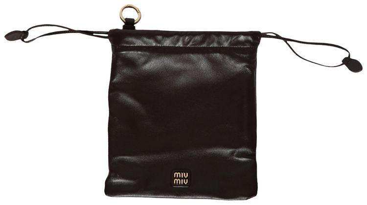 Miu Miu Nappa Leather Pouch Radica