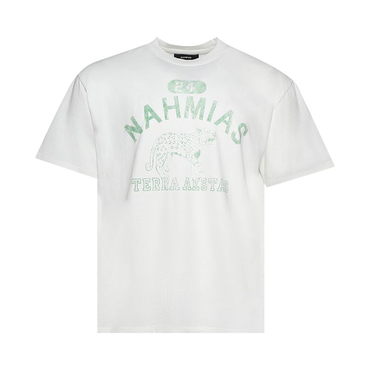 Nahmias Terraestiva Boxy T Shirt Cotton White