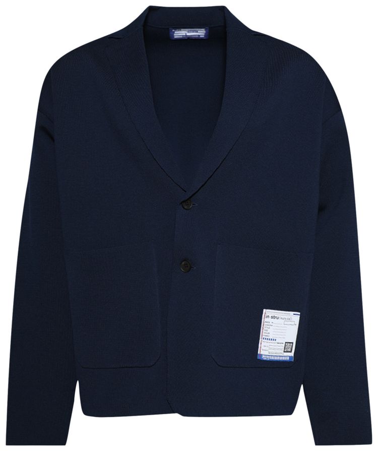 Maison Mihara Yasuhiro Milan Rib Jacket Navy