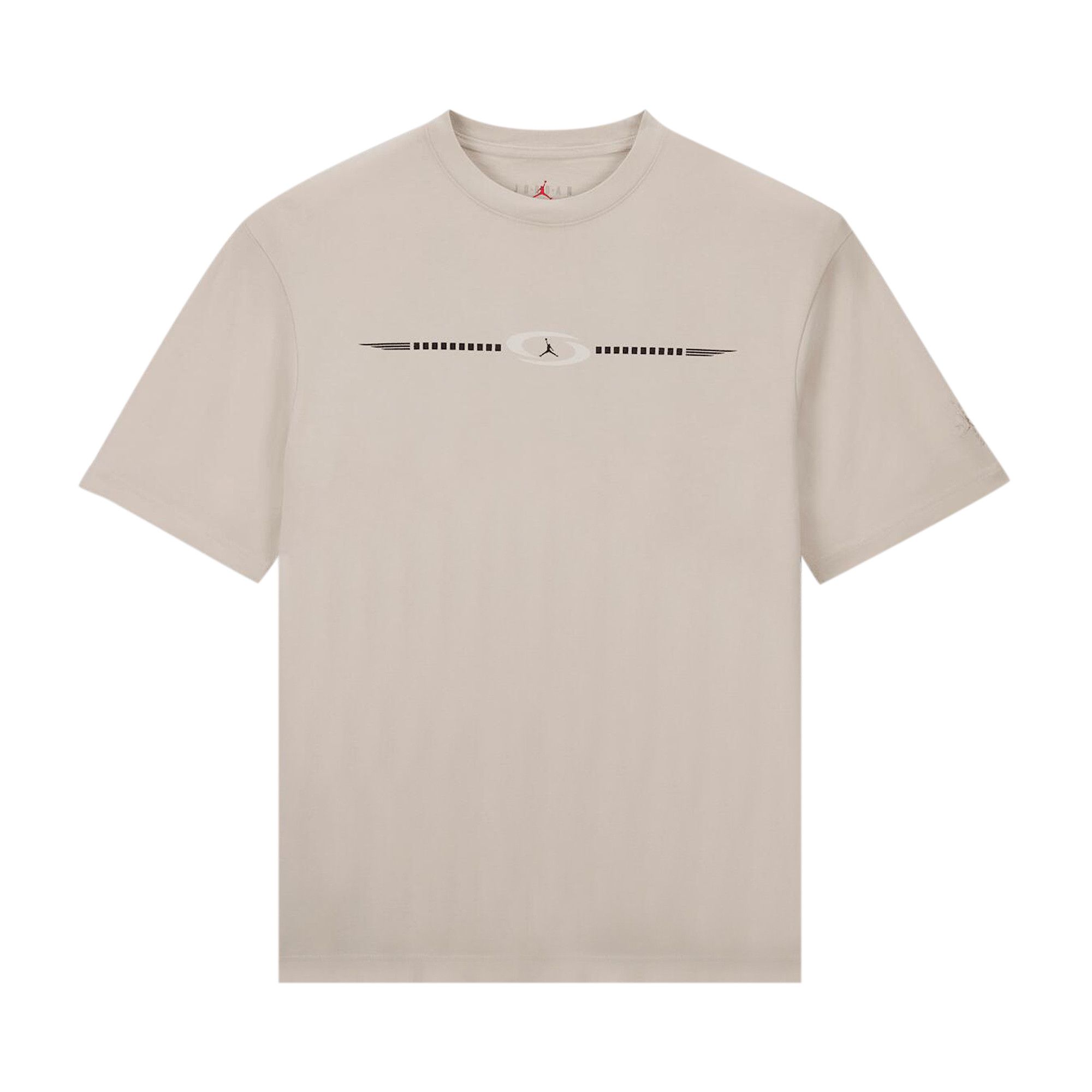 Buy Air Jordan x Travis Scott Logo Tee 'Light Bone' - DZ5510 072
