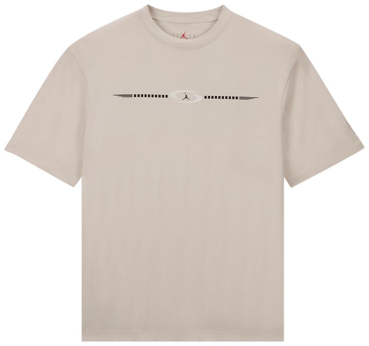 Air Jordan x Travis Scott Logo Tee Light Bone
