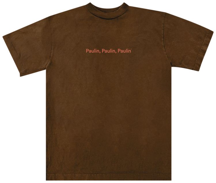 Cactus Jack by Travis Scott x Paulin Paulin Paulin Tee Brown
