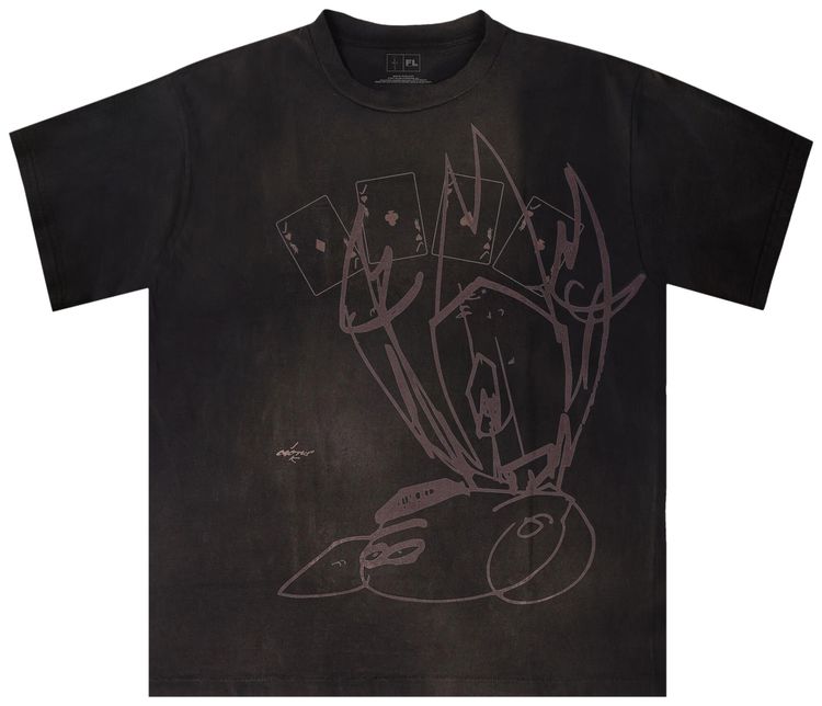 Cactus Jack by Travis Scott x FUTURA LABORATORIES Tee Black