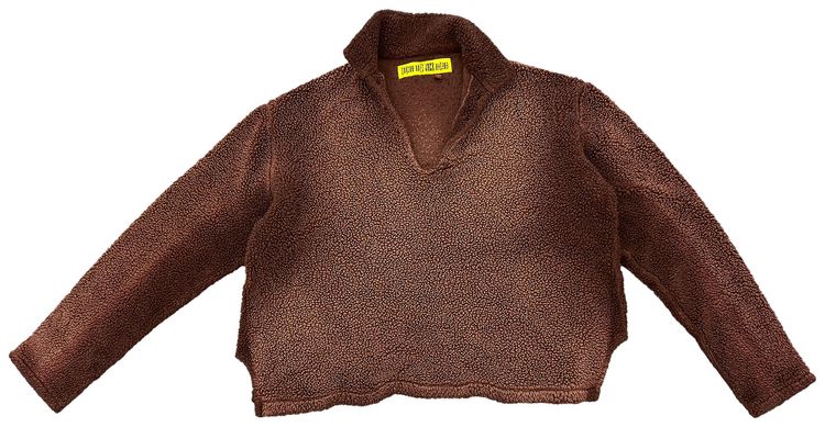 Cactus Jack by Travis Scott x Cactus Plant Flea Market Cowboy Fleece Pullover Brown