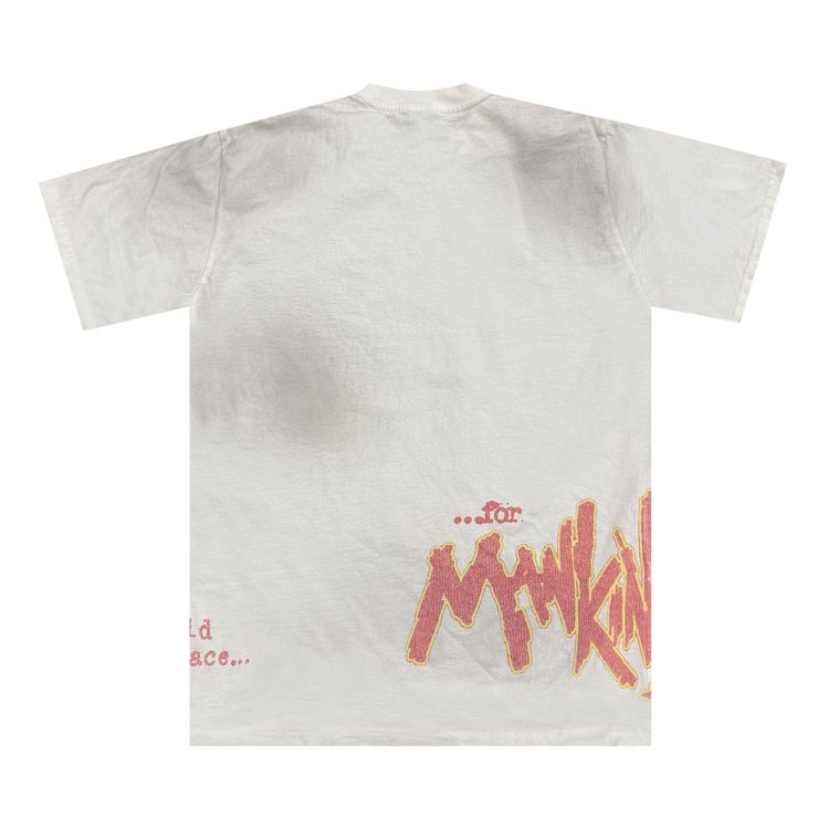 Cactus Jack by Travis Scott x WWE Mankind Tee White